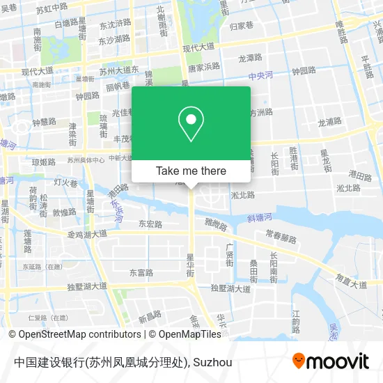 中国建设银行(苏州凤凰城分理处) map