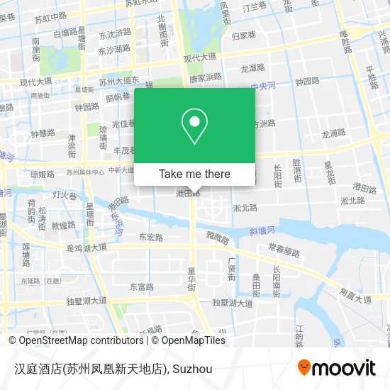 汉庭酒店(苏州凤凰新天地店) map