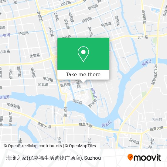 海澜之家(亿嘉福生活购物广场店) map