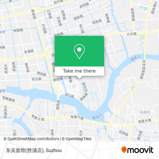东吴面馆(胜浦店) map