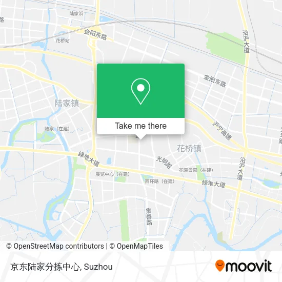 京东陆家分拣中心 map