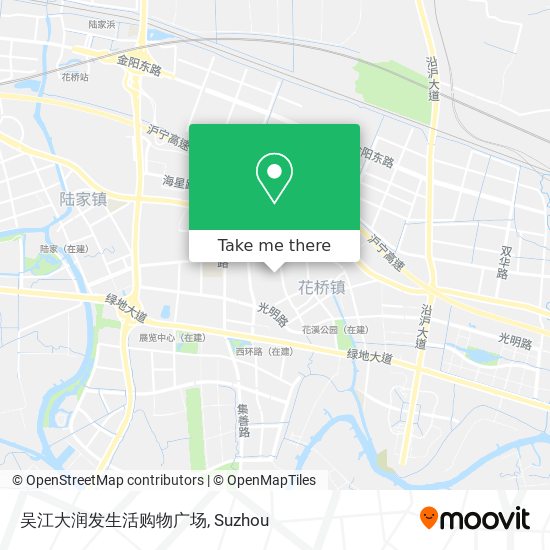 吴江大润发生活购物广场 map