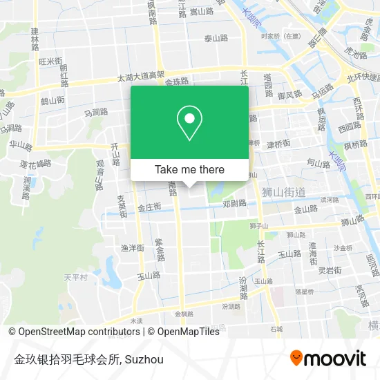 金玖银拾羽毛球会所 map