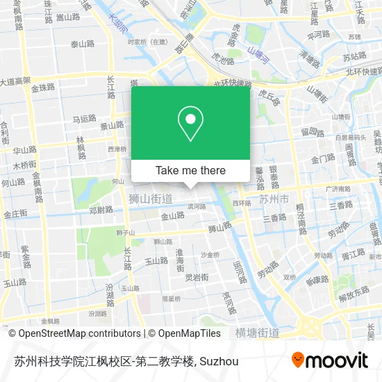 苏州科技学院江枫校区-第二教学楼 map