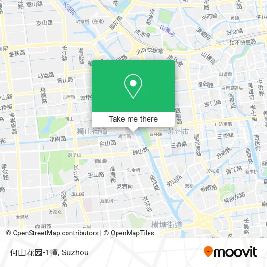 何山花园-1幢 map