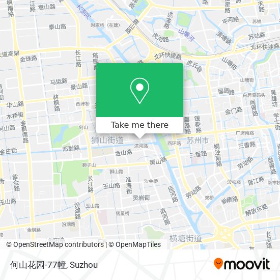 何山花园-77幢 map