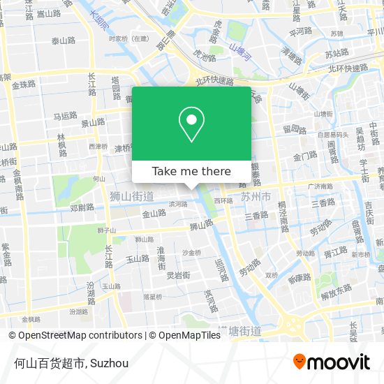 何山百货超市 map
