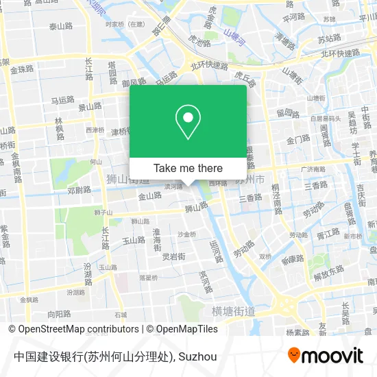 中国建设银行(苏州何山分理处) map