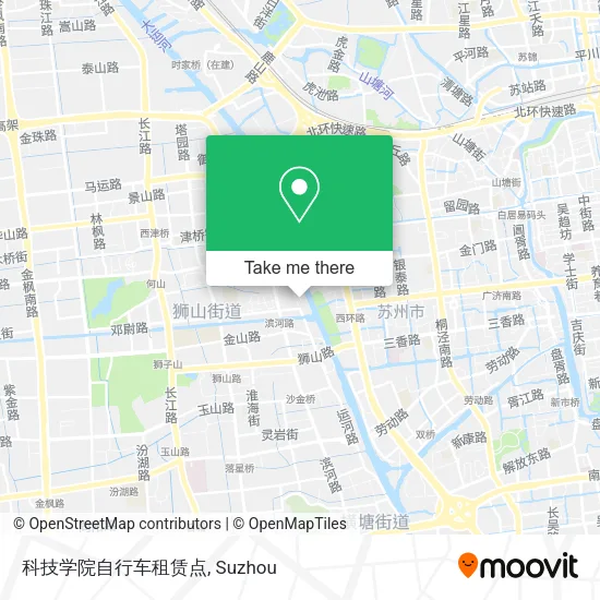 科技学院自行车租赁点 map