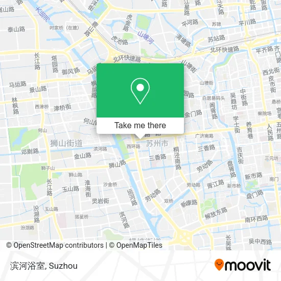 滨河浴室 map