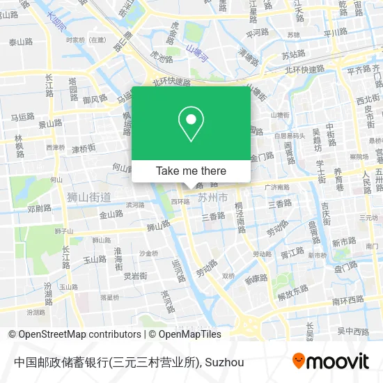 中国邮政储蓄银行(三元三村营业所) map