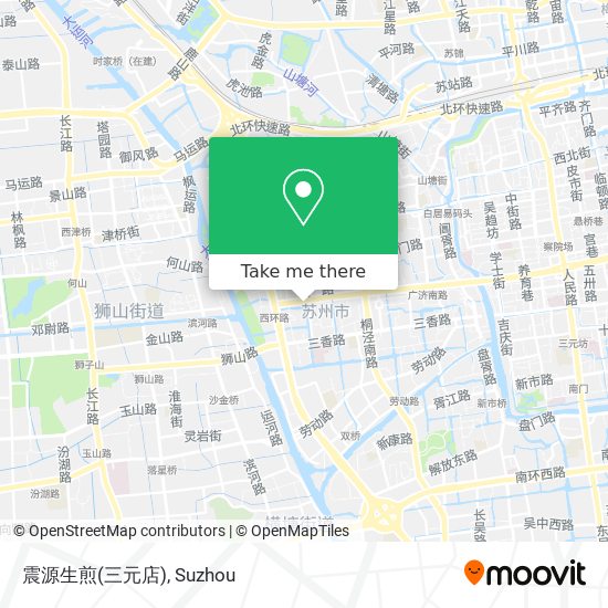 震源生煎(三元店) map
