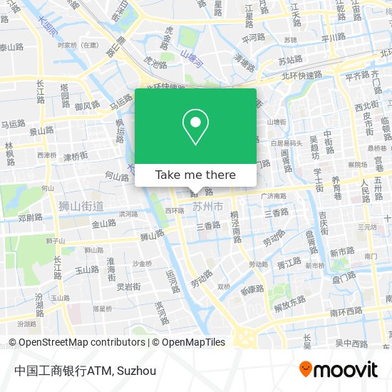 中国工商银行ATM map