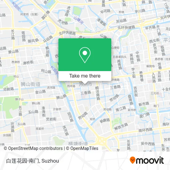 白莲花园-南门 map