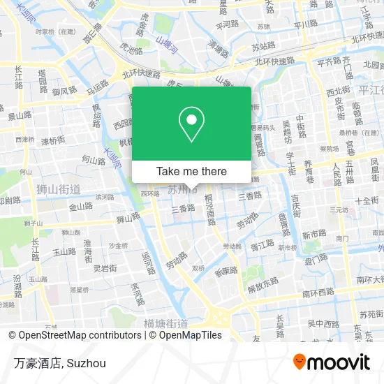 万豪酒店 map