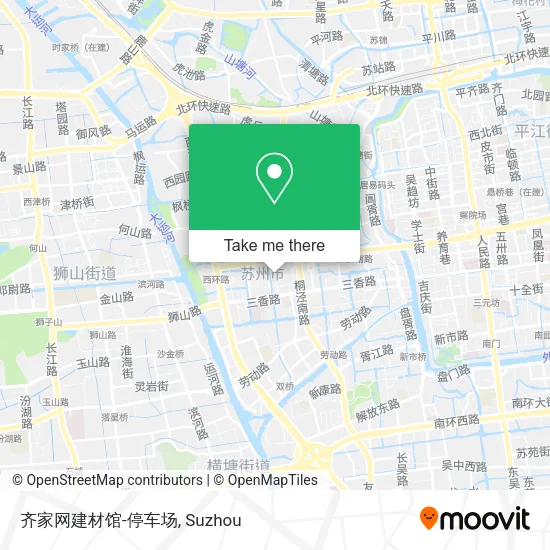 齐家网建材馆-停车场 map