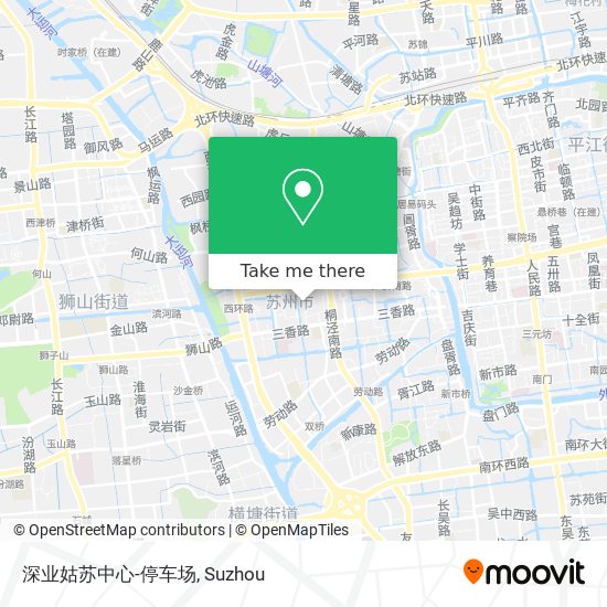 深业姑苏中心-停车场 map