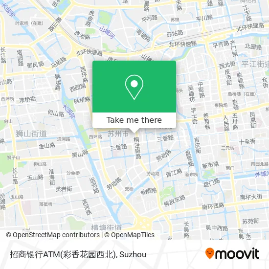 招商银行ATM(彩香花园西北) map
