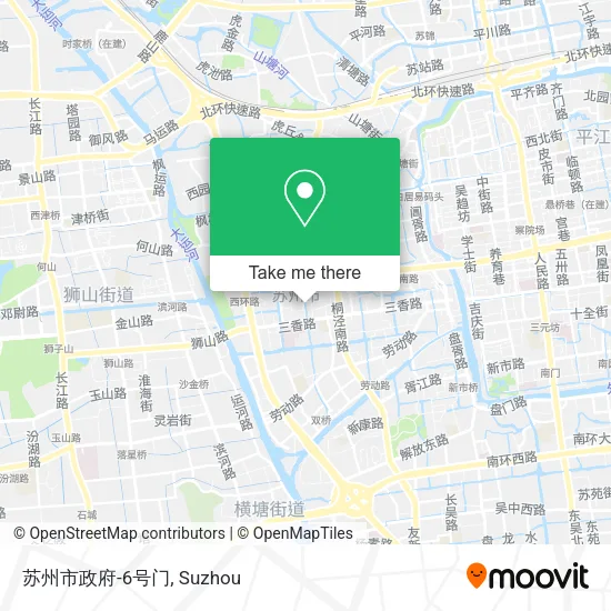 苏州市政府-6号门 map