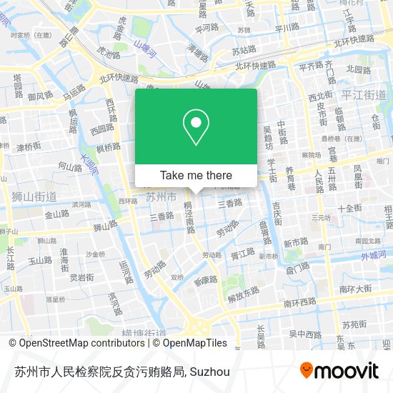 苏州市人民检察院反贪污贿赂局 map