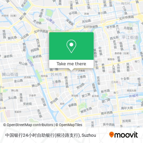 中国银行24小时自助银行(桐泾路支行) map