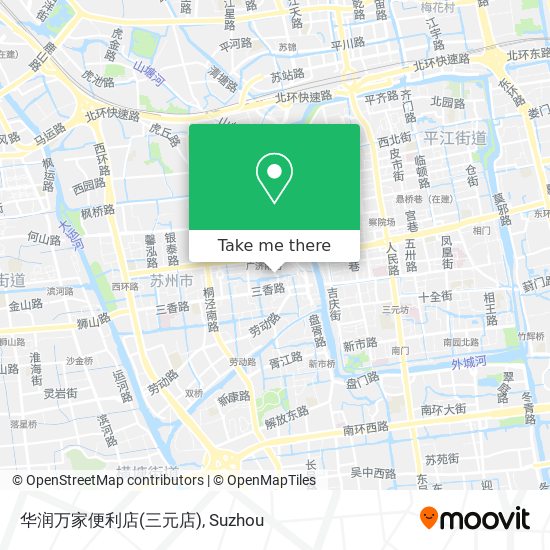 华润万家便利店(三元店) map