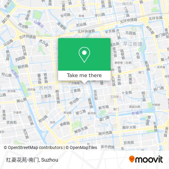 红菱花苑-南门 map