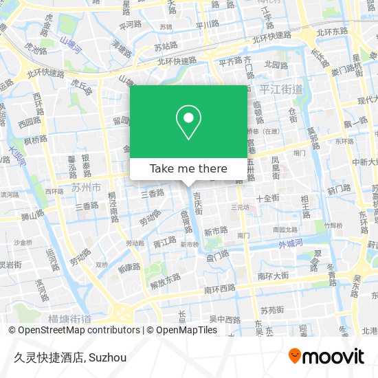 久灵快捷酒店 map