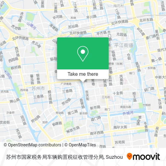 苏州市国家税务局车辆购置税征收管理分局 map