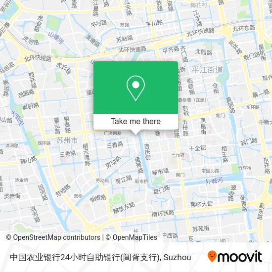 中国农业银行24小时自助银行(阊胥支行) map