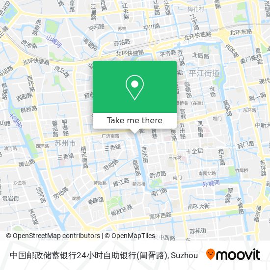 中国邮政储蓄银行24小时自助银行(阊胥路) map