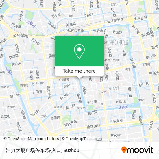 浩力大厦广场停车场-入口 map