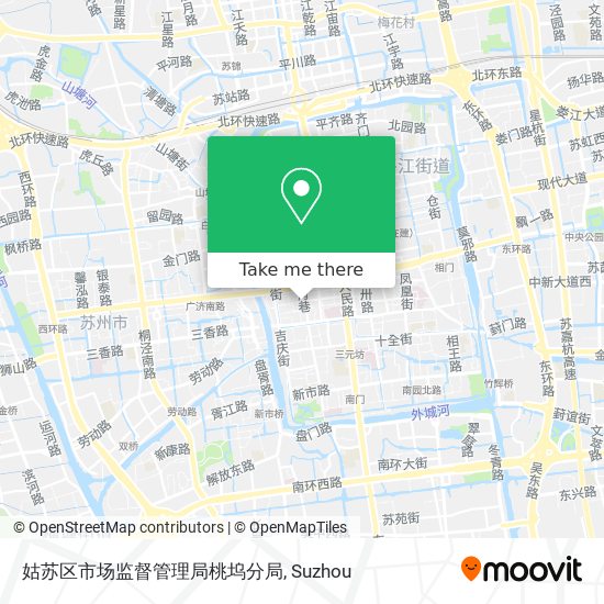 姑苏区市场监督管理局桃坞分局 map