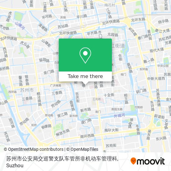 苏州市公安局交巡警支队车管所非机动车管理科 map
