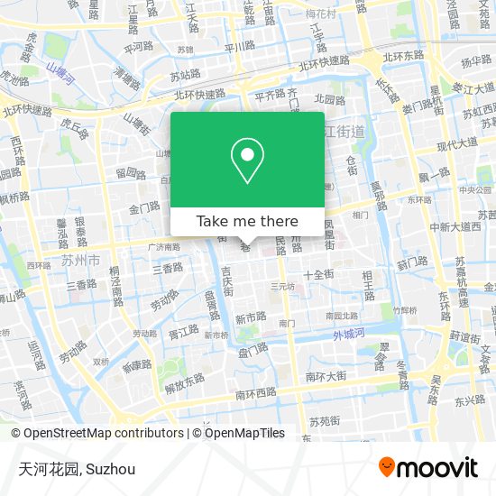 天河花园 map