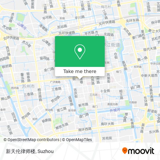 新天伦律师楼 map