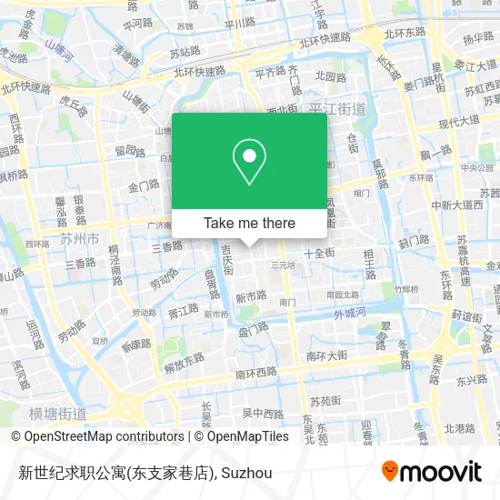 新世纪求职公寓(东支家巷店) map