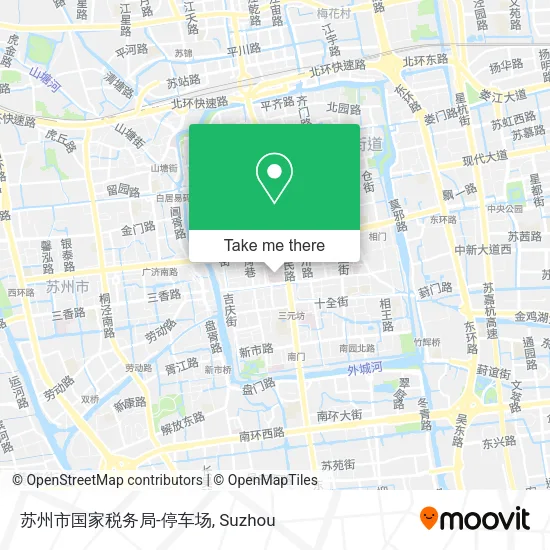苏州市国家税务局-停车场 map