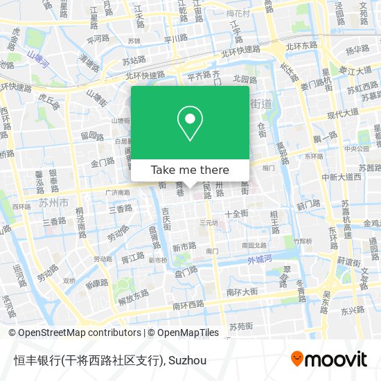 恒丰银行(干将西路社区支行) map