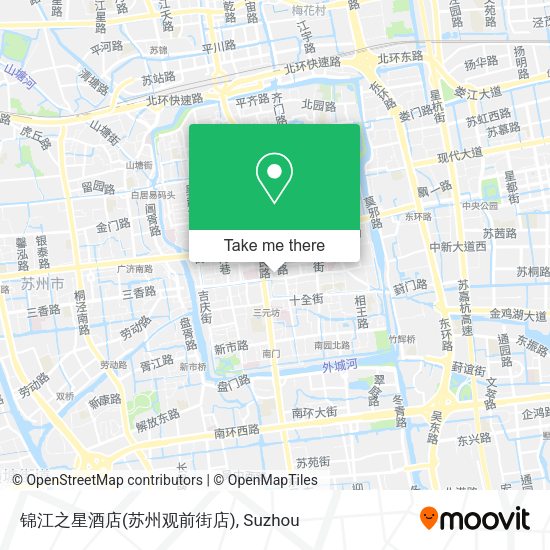 锦江之星酒店(苏州观前街店) map