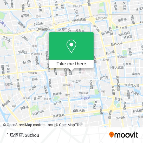 广场酒店 map