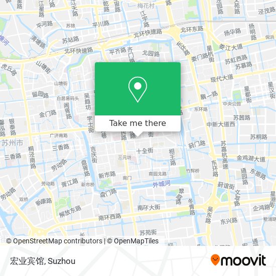 宏业宾馆 map
