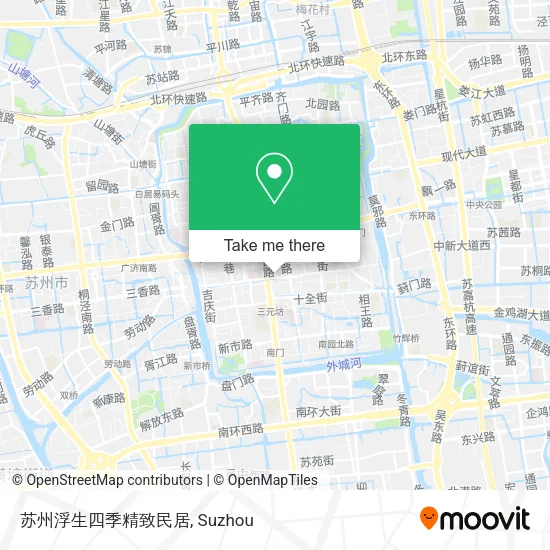 苏州浮生四季精致民居 map