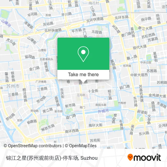 锦江之星(苏州观前街店)-停车场 map