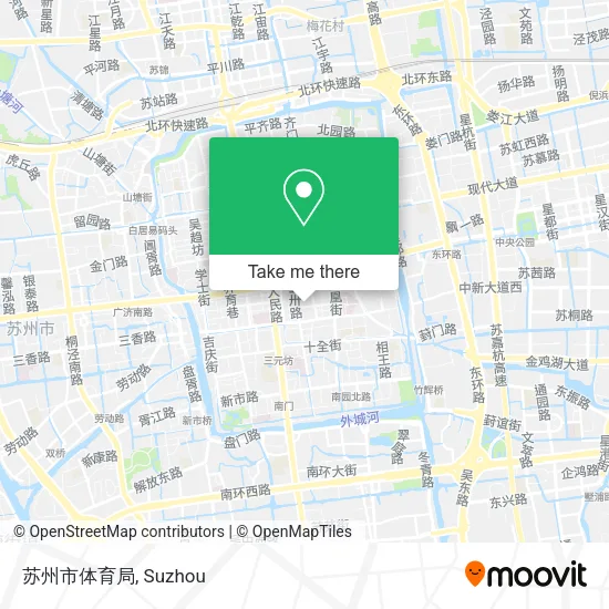 苏州市体育局 map