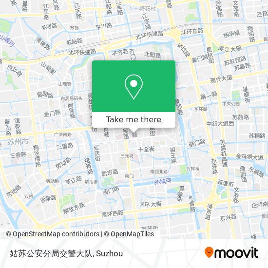 姑苏公安分局交警大队 map