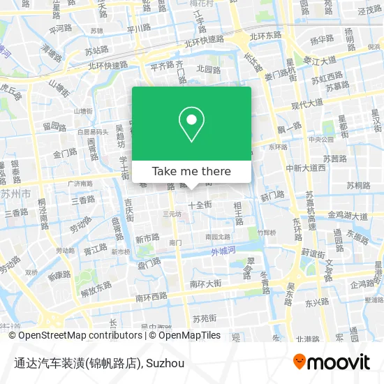 通达汽车装潢(锦帆路店) map