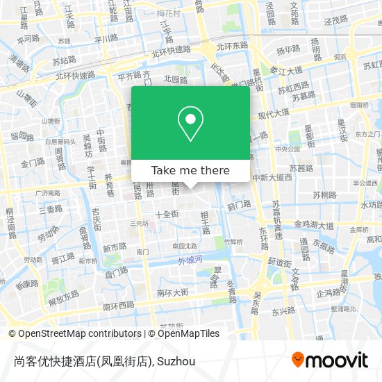 尚客优快捷酒店(凤凰街店) map