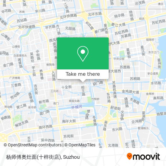 杨师傅奥灶面(十梓街店) map