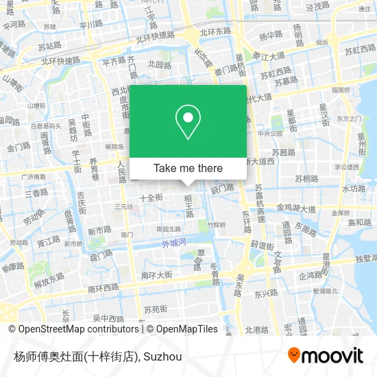 杨师傅奥灶面(十梓街店) map